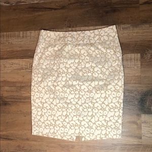 The Limited Beautiful Tan and Beige Pencil Skirt